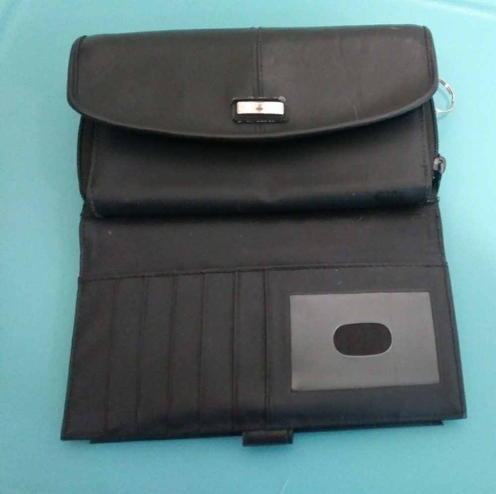 Brown leather wallet